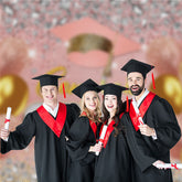 Aperturee - Luftballons Diamant Glitzer Pink Grad Fotografie Hintergrund
